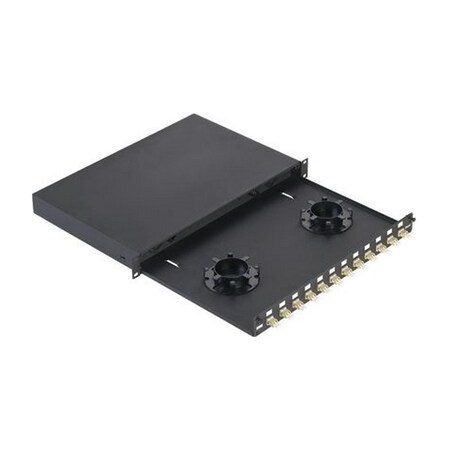 Panduit NK PRE-LOADED FIBER DRAWER, 12 DUPLEX LC 1 RU,  NKFD1W12EIDLC